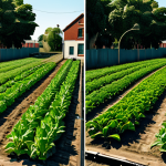 Here are two image prompts for Stable Diffusion XL, based on the provided text about urban agriculture: