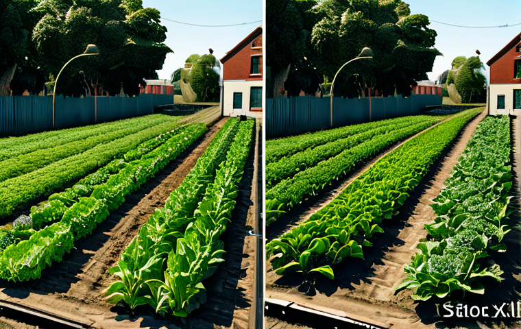 Here are two image prompts for Stable Diffusion XL, based on the provided text about urban agriculture: